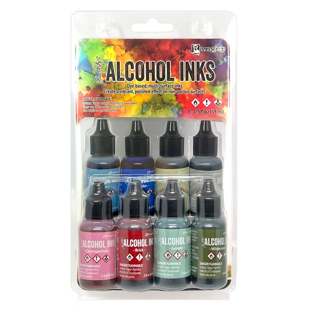 Tim Holtz® alcoholinktset - roze/rood spectrum
